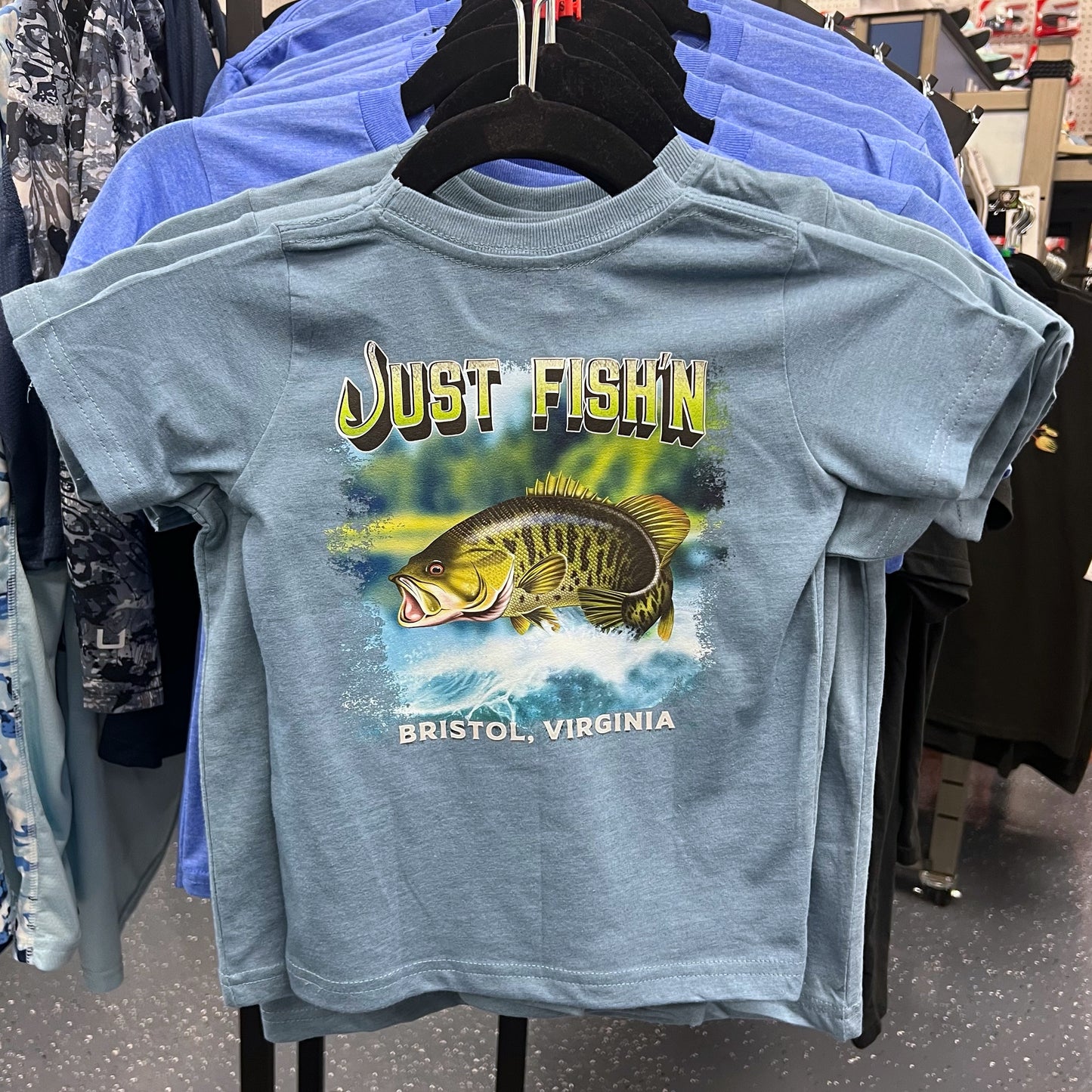 Just Fish'n Fish Logo T-Shirt - Youth