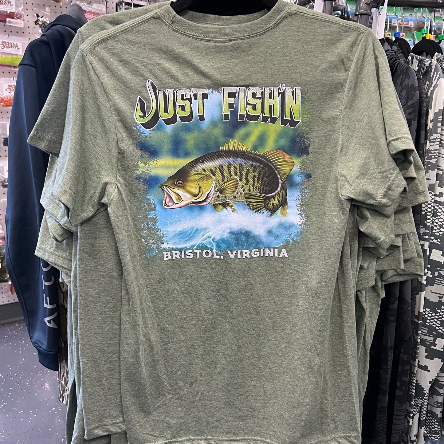Just Fish'n Fish Logo T-Shirt