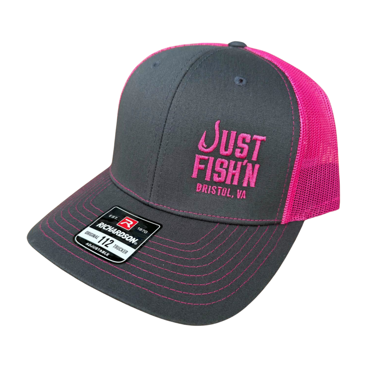 Just Fish'n Mesh Back Snapback Hats