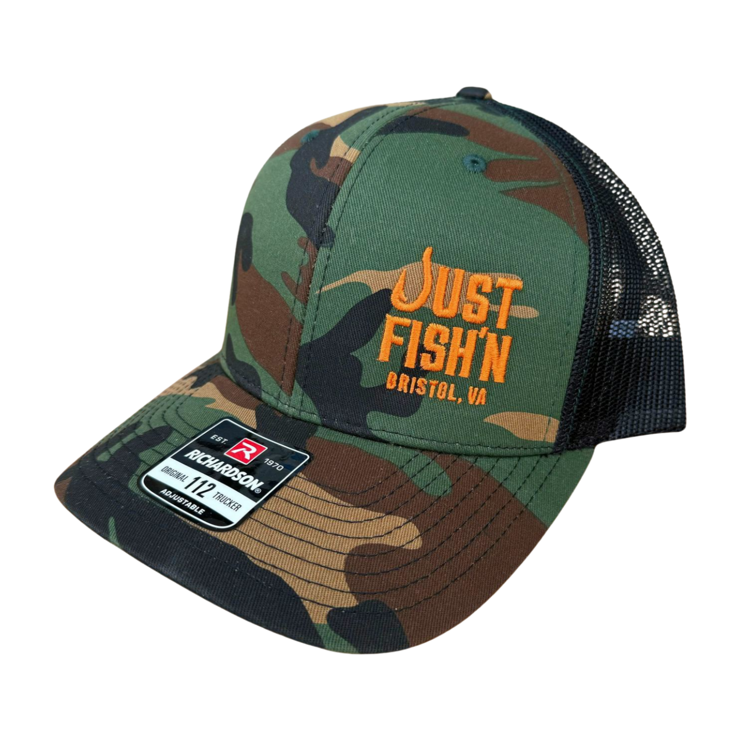 Just Fish'n Mesh Back Snapback Hats