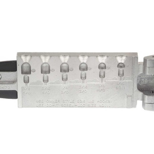 Do-It #3472 Worm Nose Screw-Loc Keeper Jig Mold WRM-6-SLA