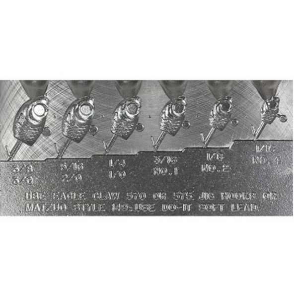 Do-It #3520 Diner Shiner Jig Mold DSJ-6-A