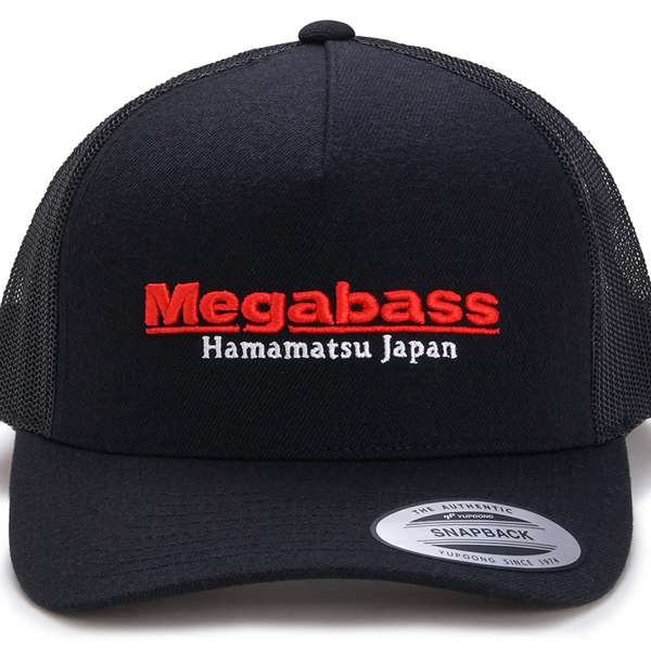 Megabass Classic Trucker Snapback Black/Red