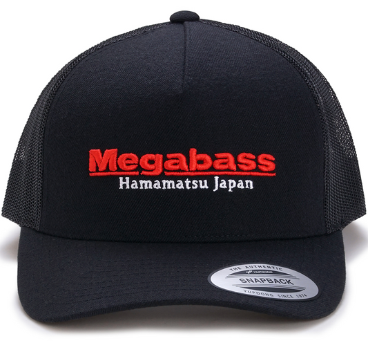 Megabass Classic Trucker Snapback Black/Red
