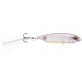 Fishing lure with a hook on a white background