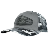 ARK Fishing Gray and Camo Meshback Ballcap