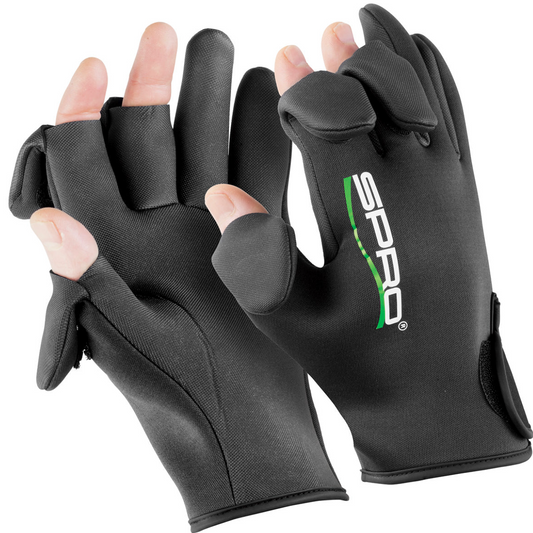 SPRO Wicked Weather Wear Gloves Finger Slits