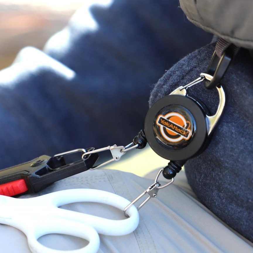 YakAttack Double Attachment Clip-On Retractor