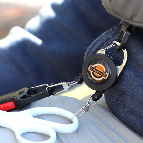 YakAttack Double Attachment Clip-On Retractor