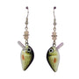 Largemouth Bass with Beads Lure Earrings