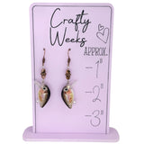 Rainbow Trout Beaded Lure Earrings