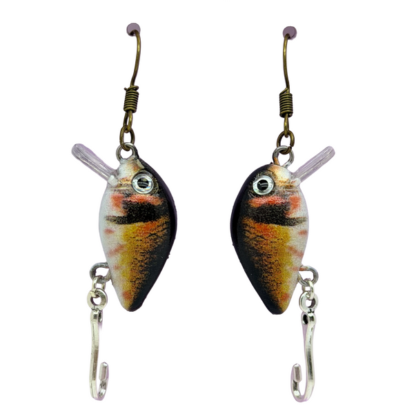Perch Crankbait Earrings