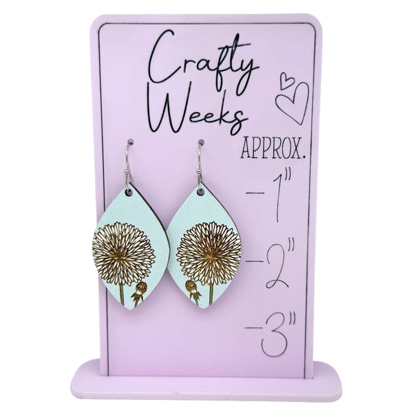 Dandelion Dangle Earrings