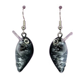 Black Crappie Fishing Lure Earrings