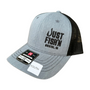 Just Fish'n Hat - Youth 112 - Heather Grey Black