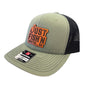 Just Fish'n Leather Patch Hat Loden Black v2