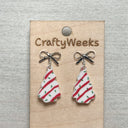  Silver Bow Studs - Small