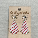  Silver Bow Studs - Large