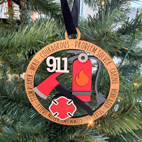 First Responder Ornaments