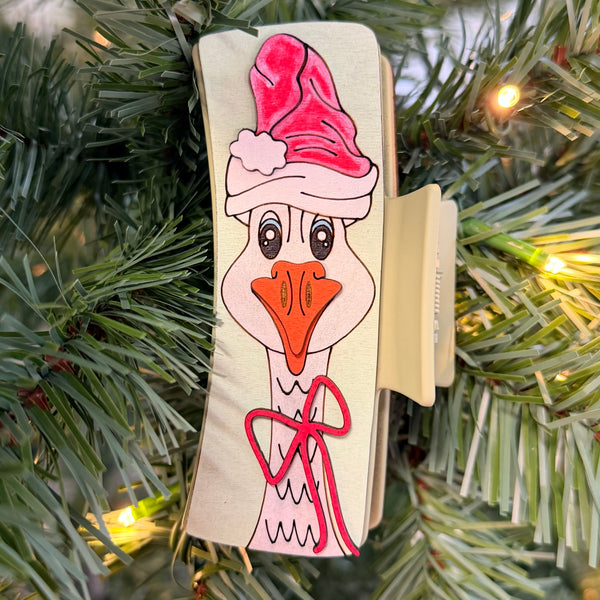 Assorted Christmas Hair Clips - 4"