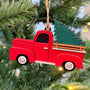 Red Pickup Truck Ornament