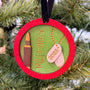Military w/ Dog Tags Ornament