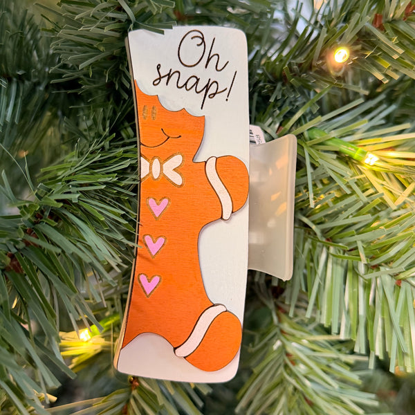 Assorted Christmas Hair Clips - 4"