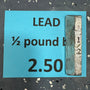 Half Pound Lead Ingot