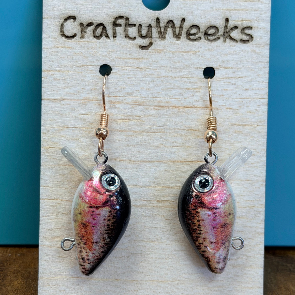 earrings made from fishing lures Fishing Lure Earrings
