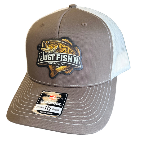 Just Fish'n UV Patch Hats Chocolate Chip Birch
