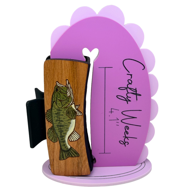 Largemouth Bass Hairclips