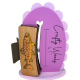 Brown Trout Hairclips 4