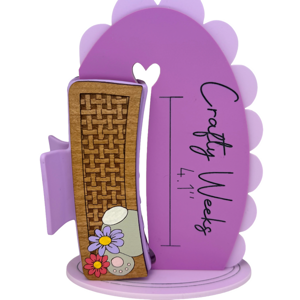 Easter Bunny Wicker Hairclips