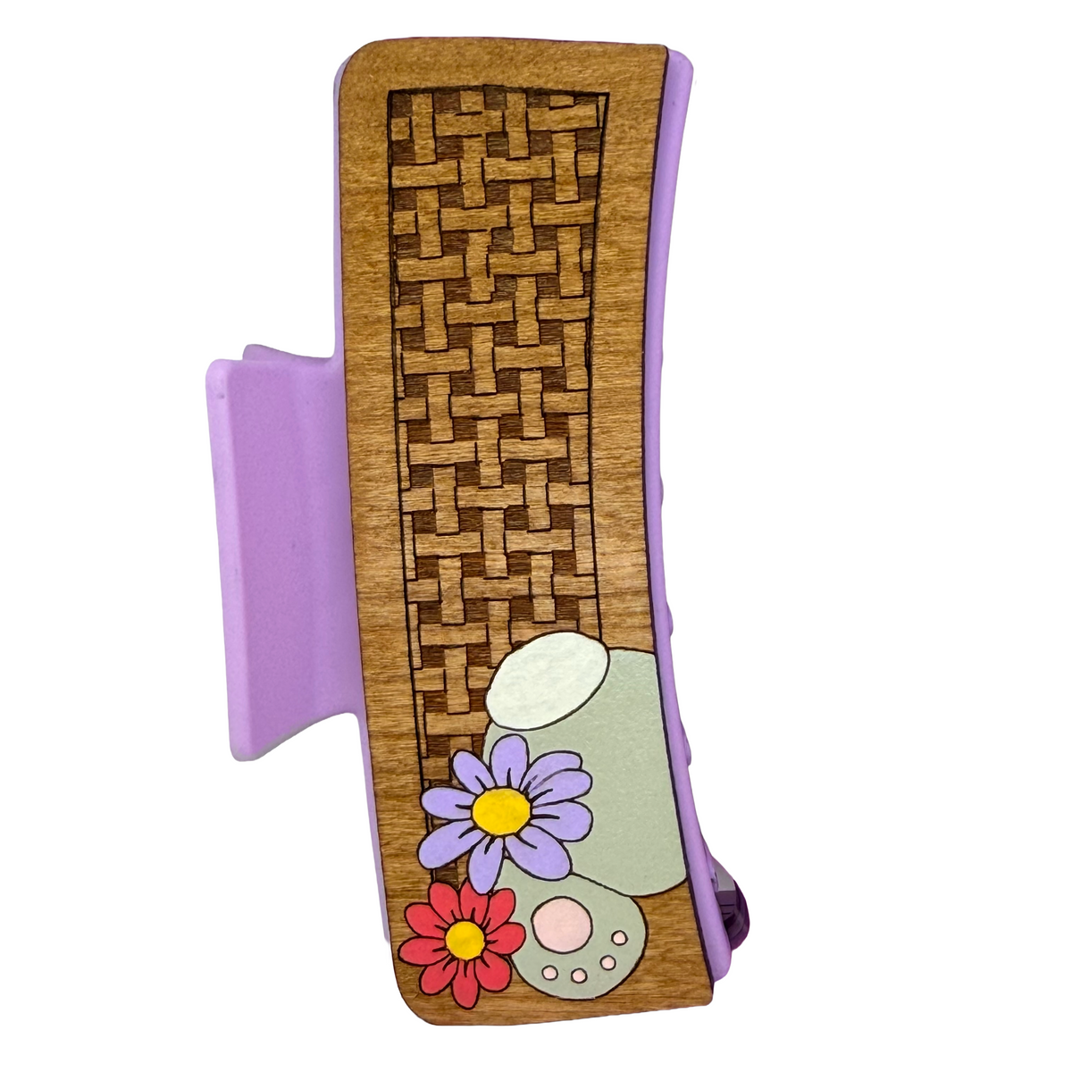 Easter Bunny Wicker Hairclips 4"