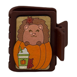 Hedgehog Pumpkin Hairclip 2