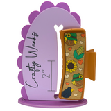 Fall Scarecrow Handpainted Claw Clip