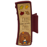 Fall Sweet Fall Hedgehog Hairclip