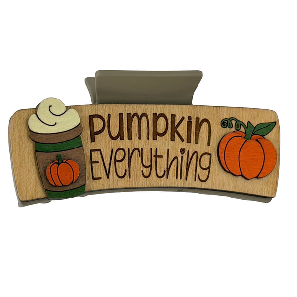Pumpkin Everything Hairclip