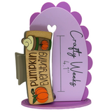 Pumpkin Everything Hairclip