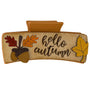 Hello Autumn Handpainted Hairclip