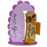 Hello Autumn Handpainted Hairclip