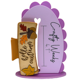 Hello Autumn Handpainted Hairclip