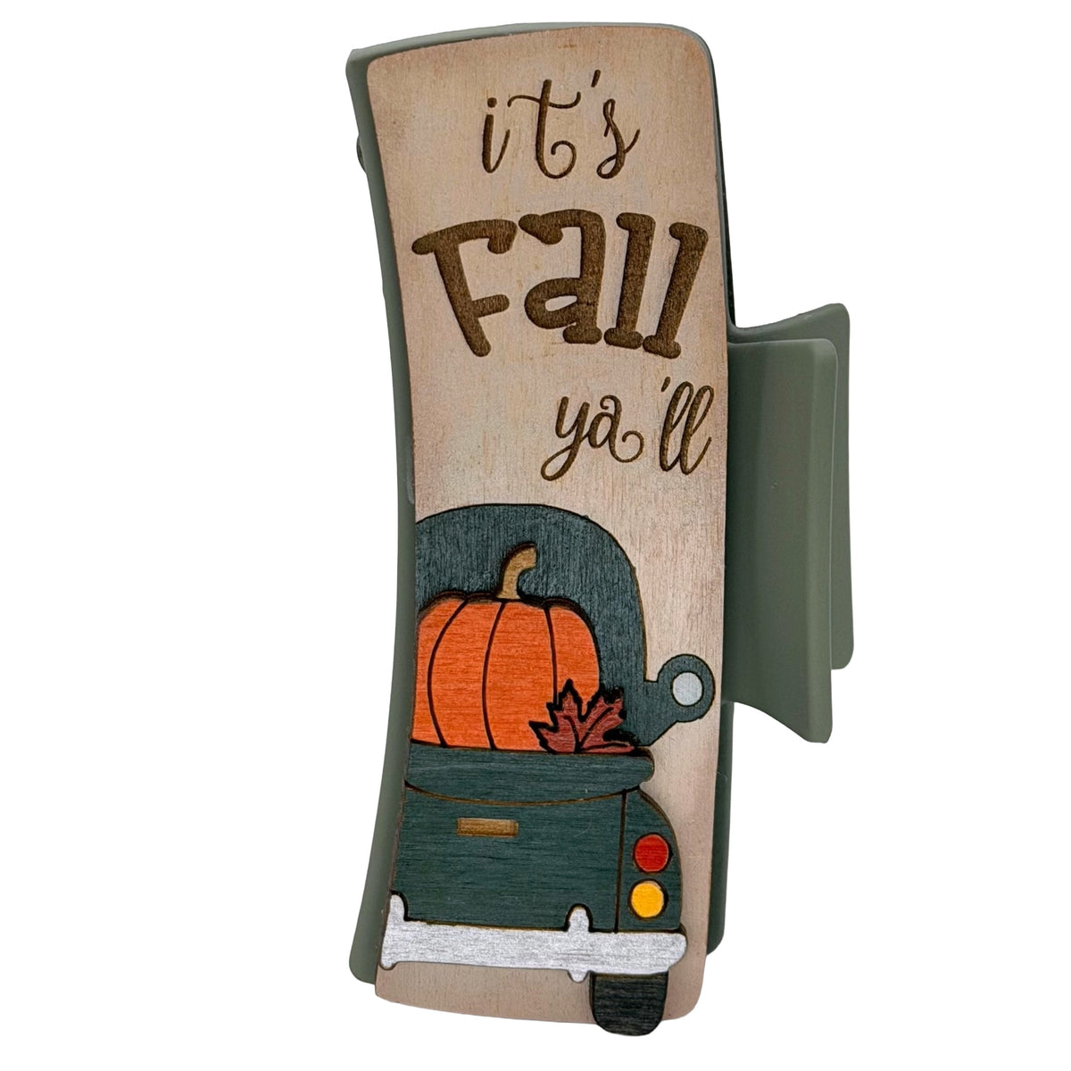 It's Fall Ya'll - Truck Hairclip
