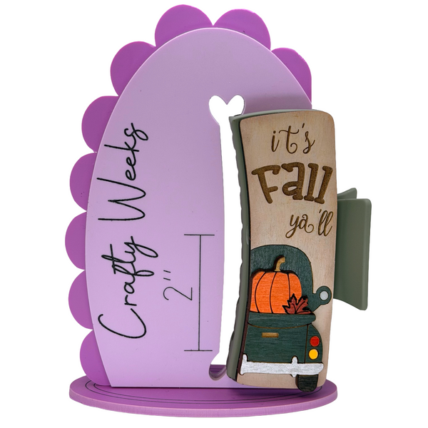 It's Fall Ya'll - Truck Hairclip
