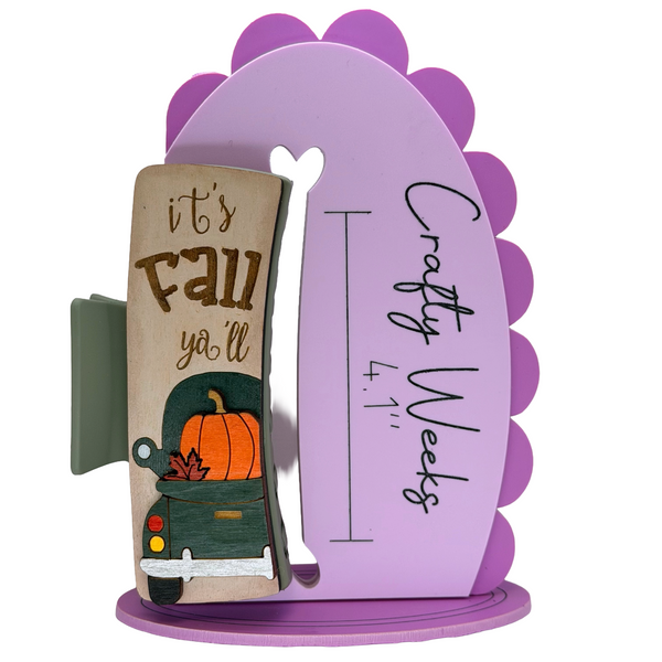 It's Fall Ya'll - Truck Hairclip