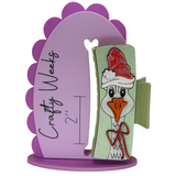 Christmas Goose - Green Hairclip