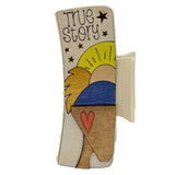 Baby Jesus - True Story - Tan Hairclip