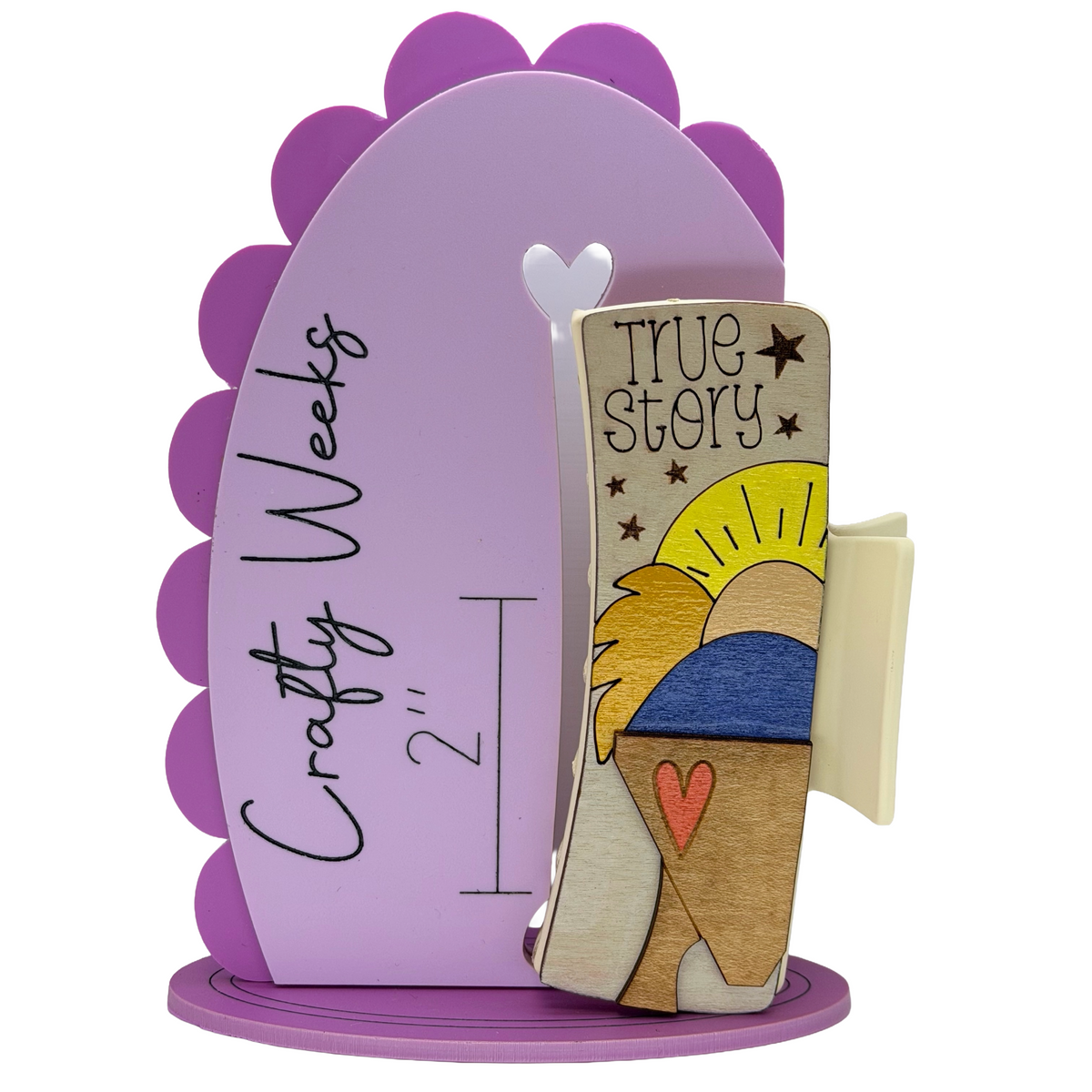 Baby Jesus - True Story - Tan Hairclip