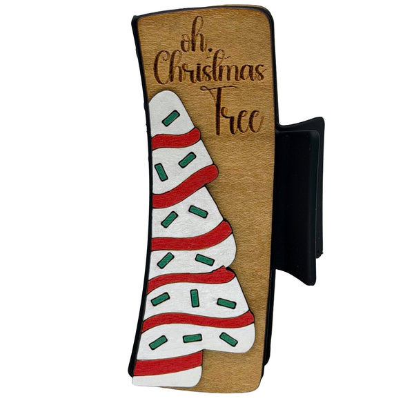 Oh Christmas Tree Cake Hairclip