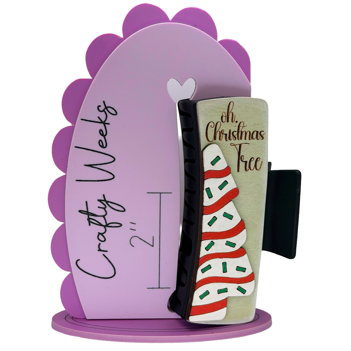 Oh Christmas Tree Cake - Hairclip
